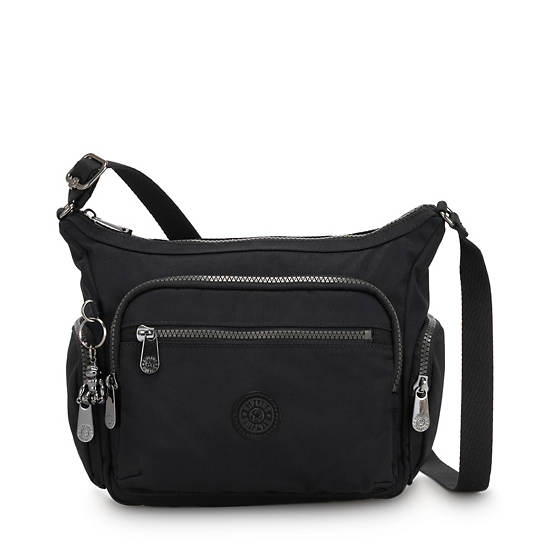 Torba Crossbody Kipling Gabbie Small Czarne Szare | PL 2074RV